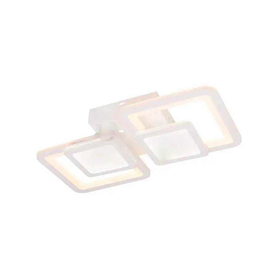 Alessandro Design Balans lustra LED 44W alba dimabila