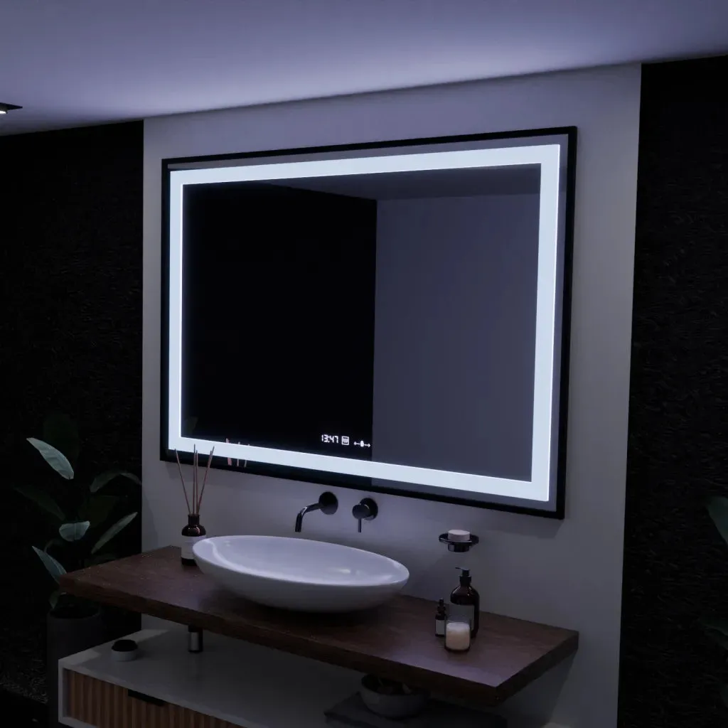Alessandro Design Majeste Noir oglindă LED 100x65cm Marcello