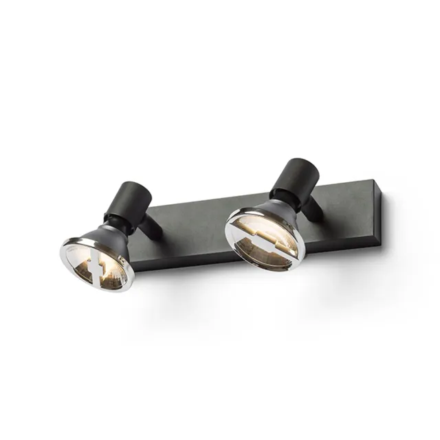 Rendl Light Studio Trica II spot negru GU10 metal