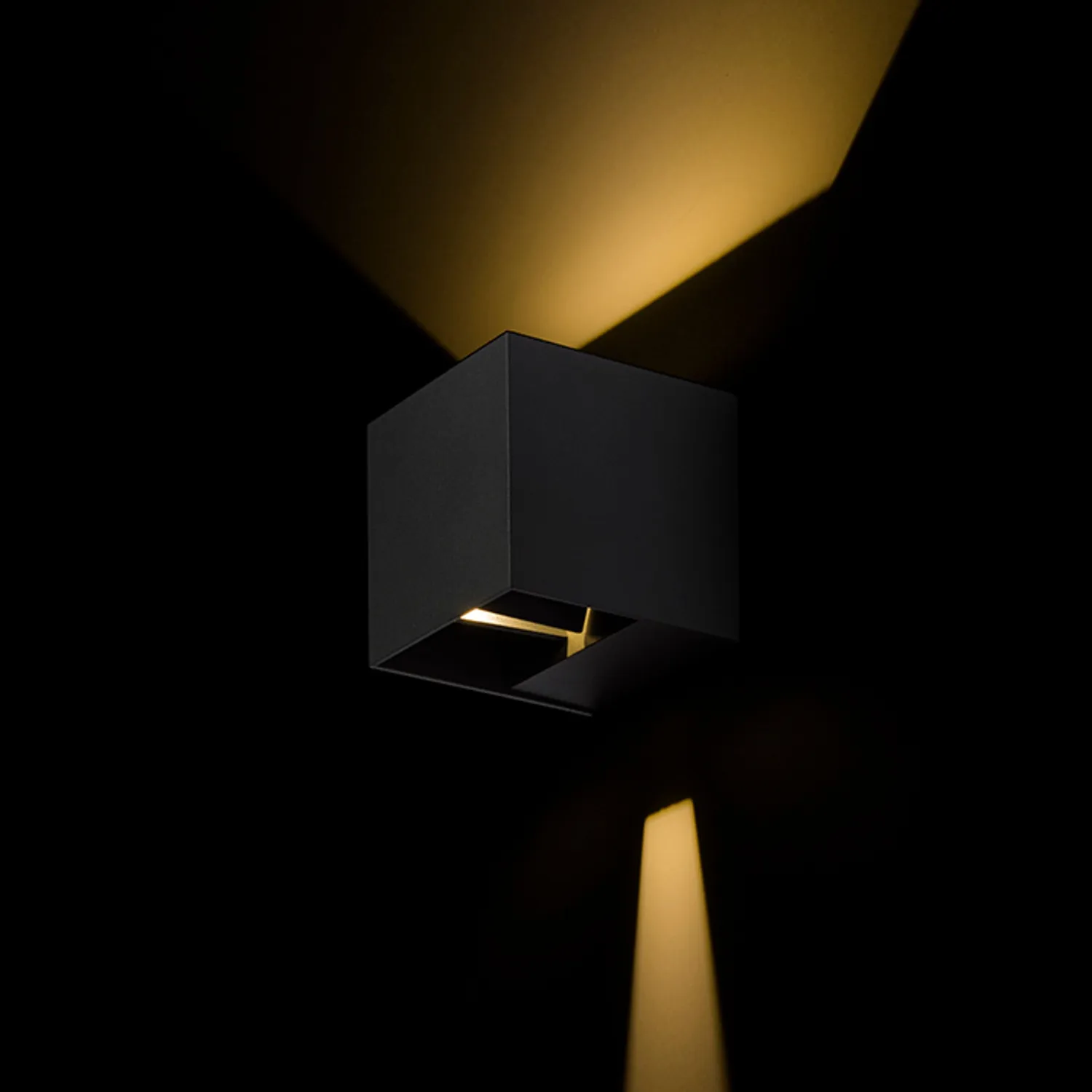 Rendl Light Studio Carre aplică perete LED antracit UP-DOWN