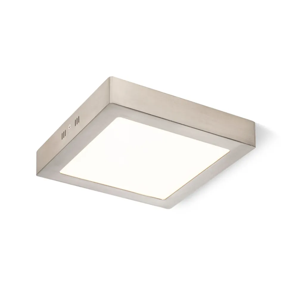 Rendl Slender SQ 22 plafonieră LED nichel mat
