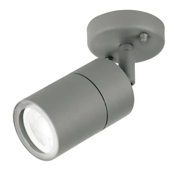 Aurora WallE aplică perete gri IP44 GU10 reglabilă