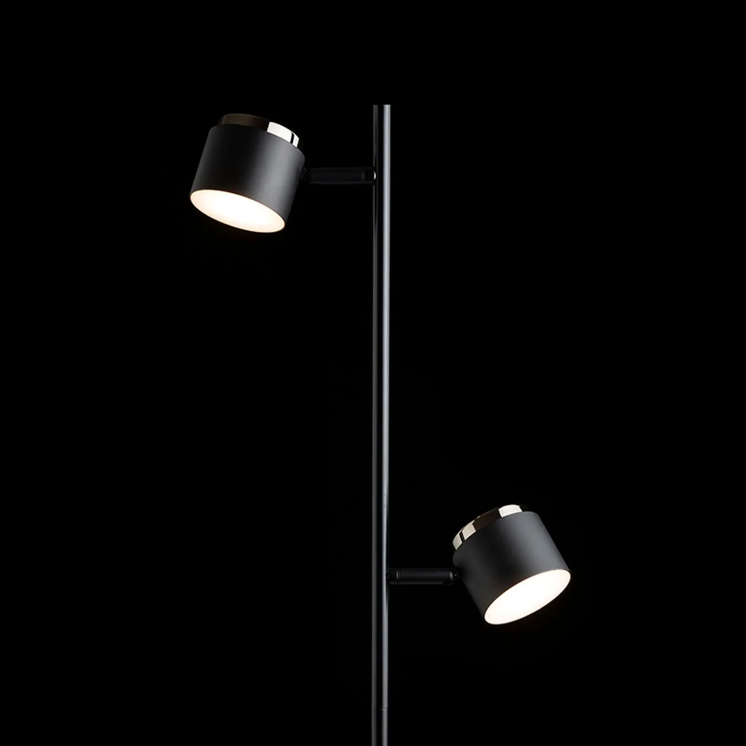 Rendl Nova lampadar LED negru crom