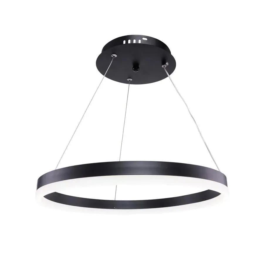 Alessandro Design ANINA lustra LED 34W neagra rotunda
