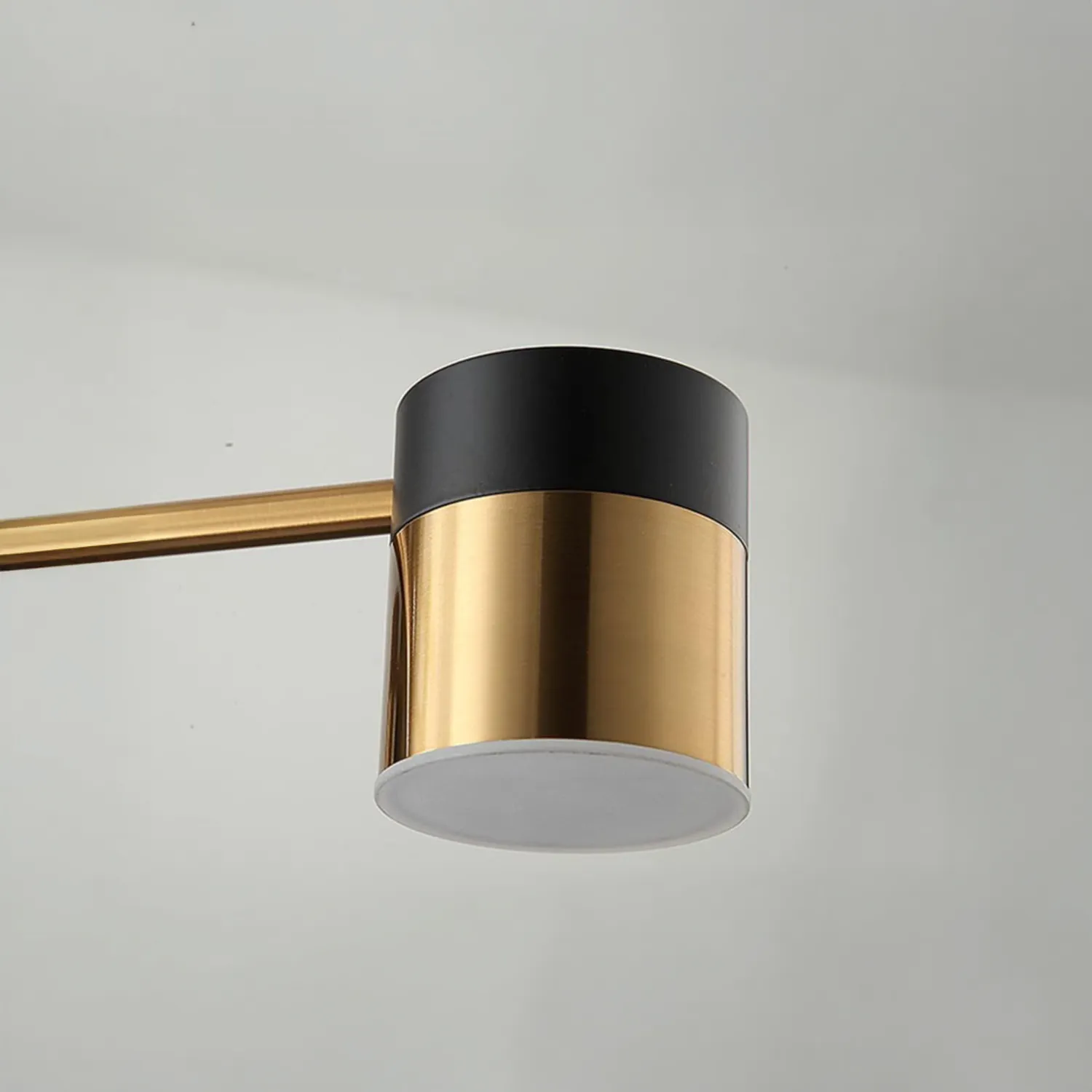 Alessandro Design Palius lustra LED neagra 4 brate 17W