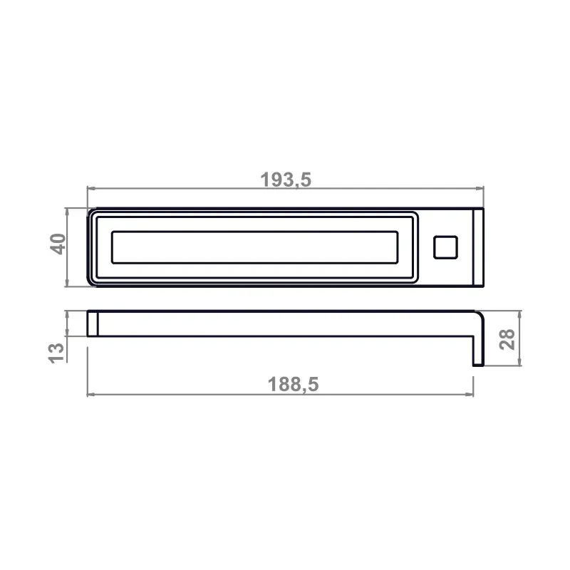 Furnika Gabi Q corp LED mobilier rotund incastrat