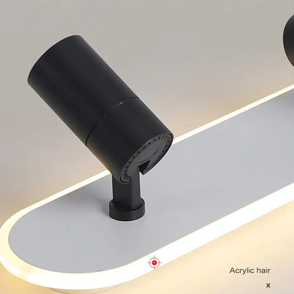 Alessandro Design Fisso Camilla lustra LED 69W neagra