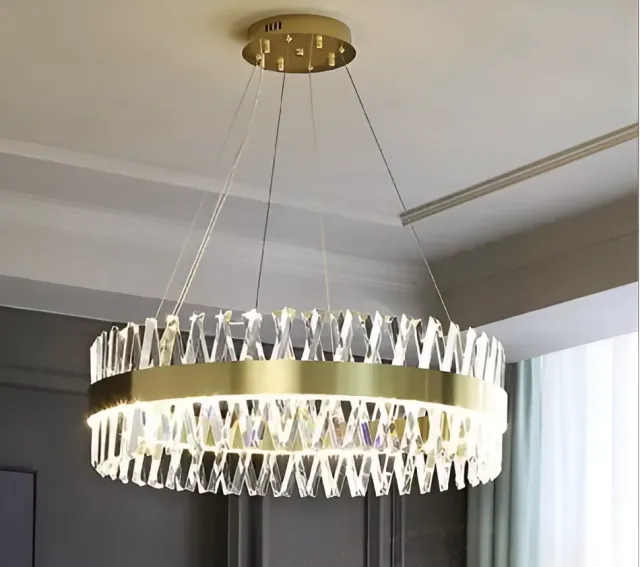 Alessandro Design Caserta lustra LED 68W aurie 60cm