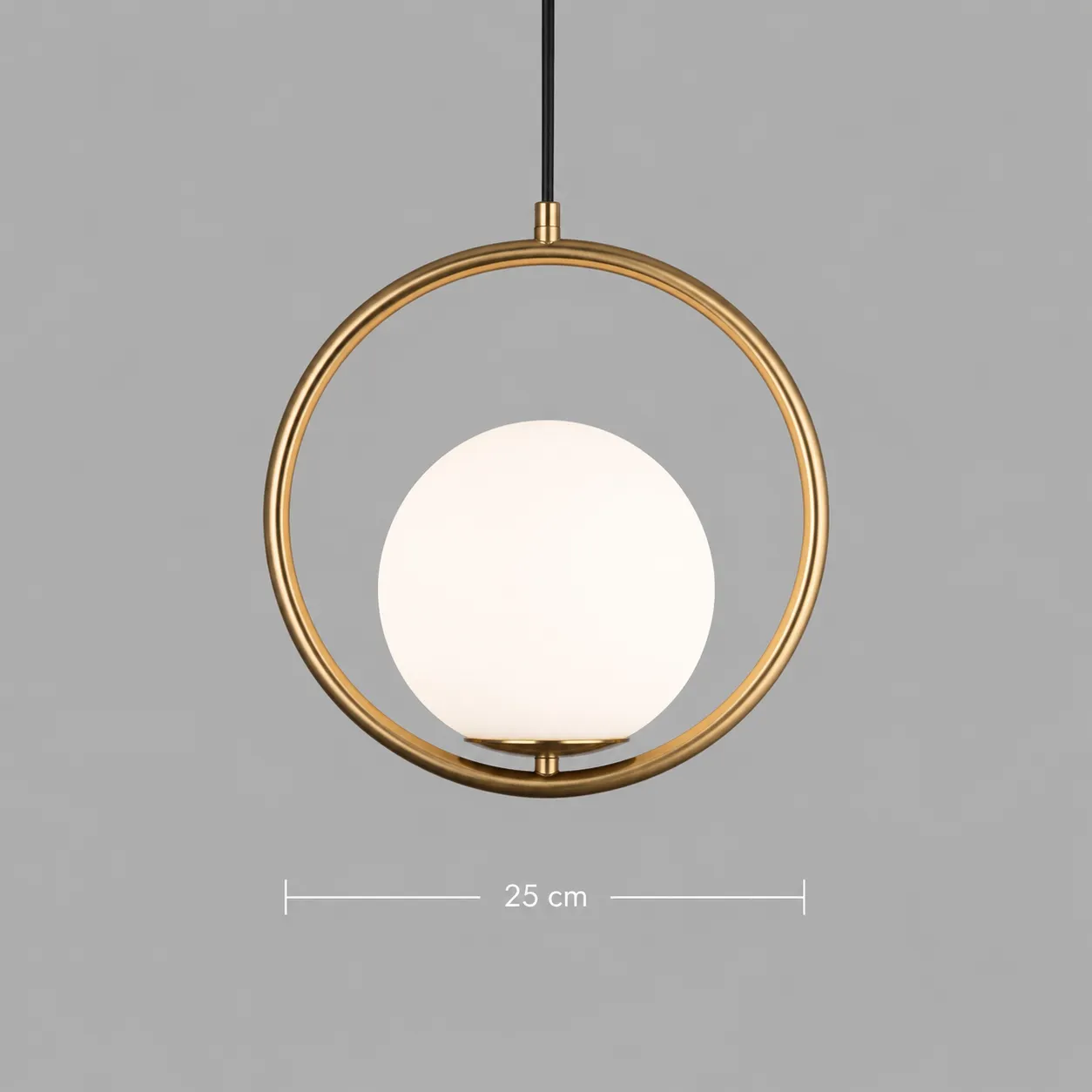 Alessandro Design LOFT Haven lustră glob alb-auriu E27
