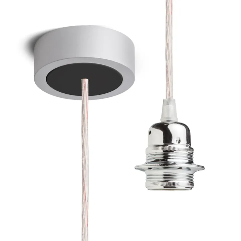 Rendl Hex suspensie E27 negru gri