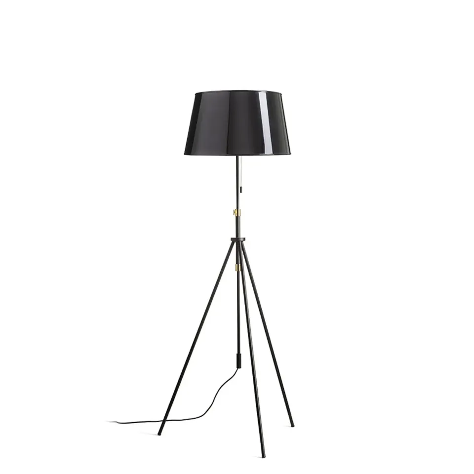 Rendl Luton/Ridick lampadar E27 negru-auriu