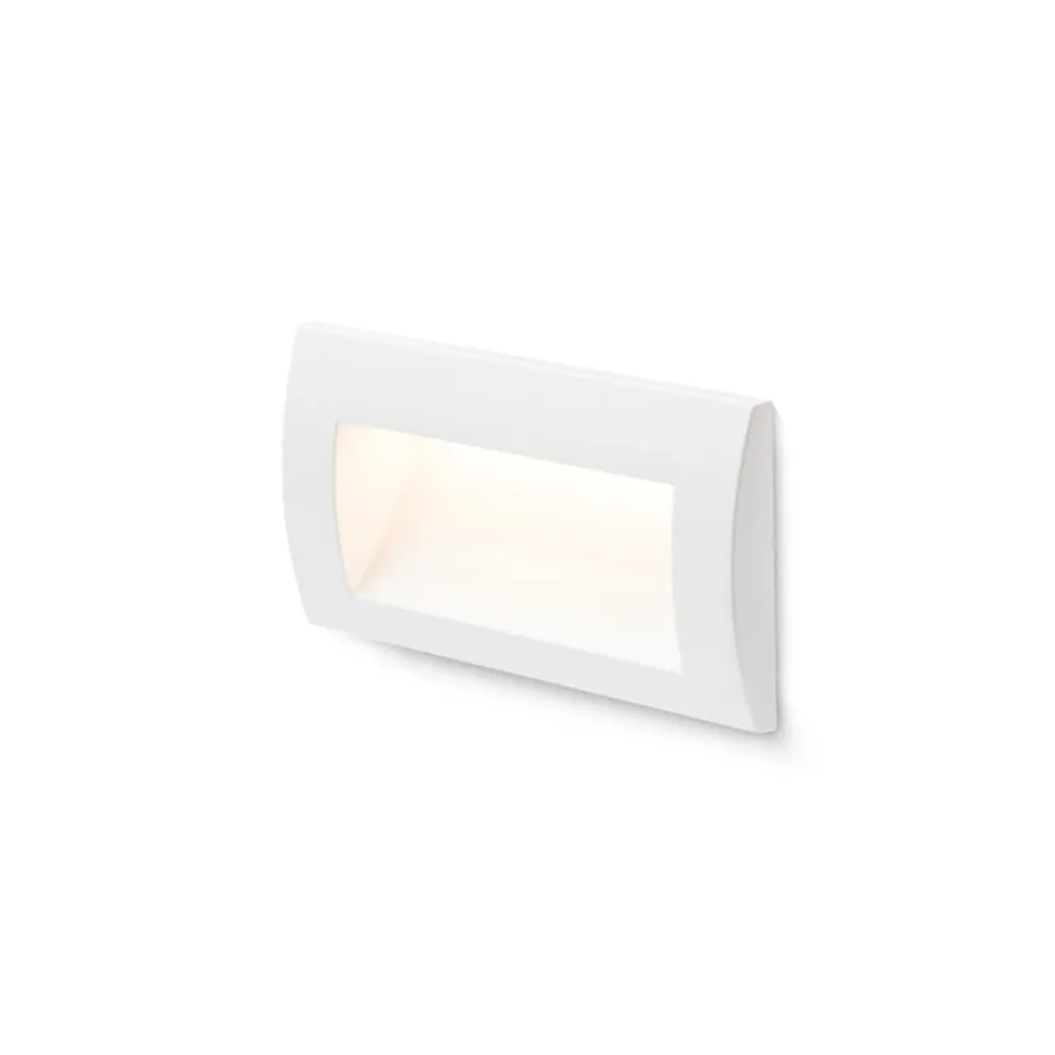 Rendl Gordiq L lampă perete încastrată albă LED