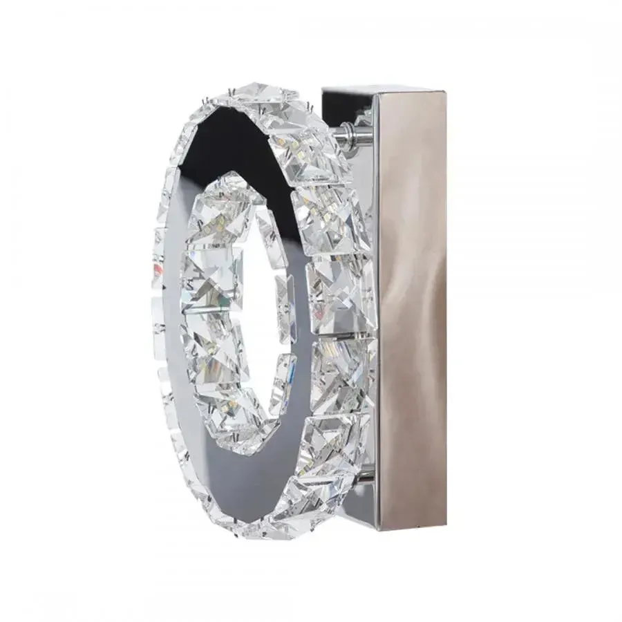 Alessandro Design Majora aplica LED cristal crom 8W 20 cm