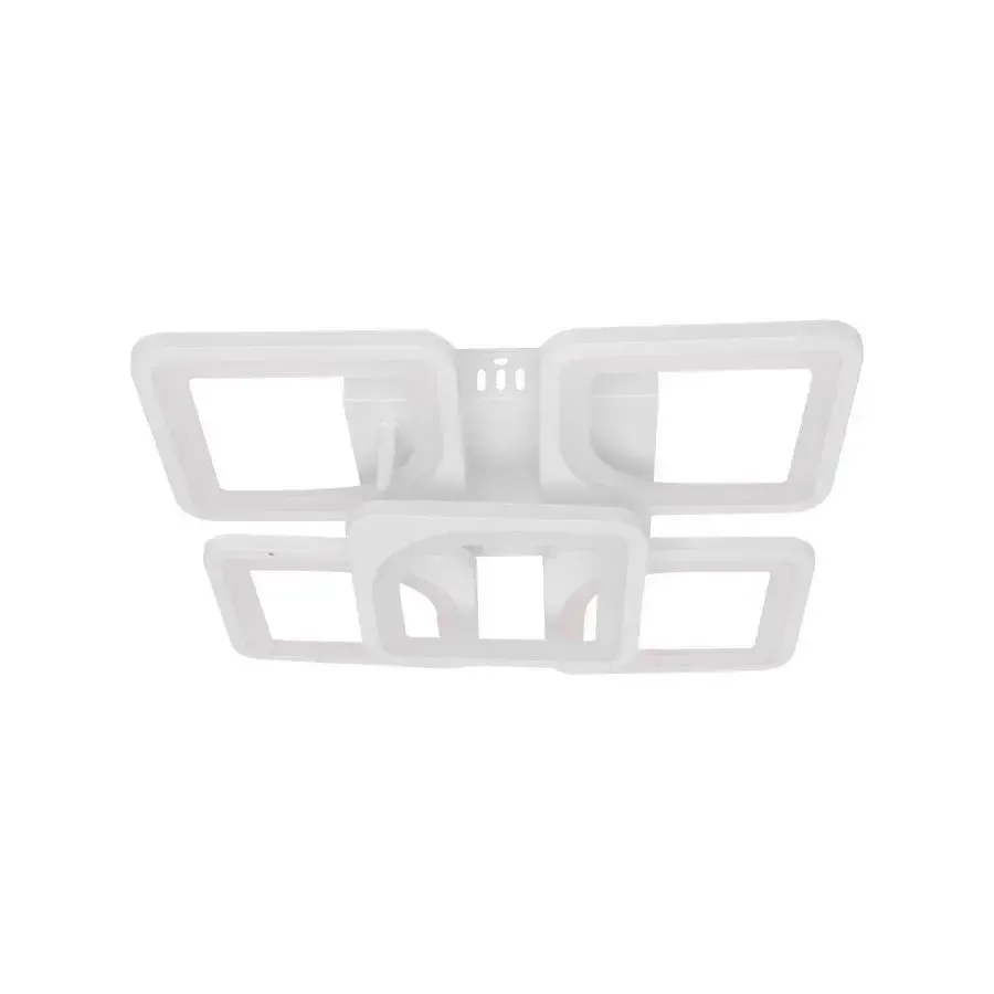 Alessandro Design FELY lustra LED 80W alba 5 patrate dimabila