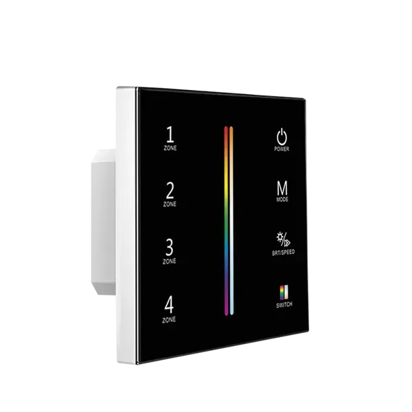 Aurora RGB Telecomandă perete bandă LED neagră baterii