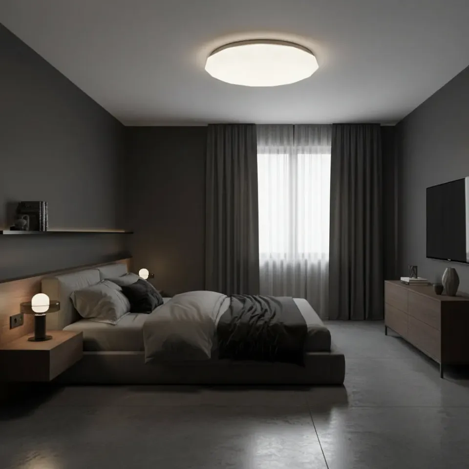 Alessandro Design plafoniera LED 22W hexagon 23cm alba