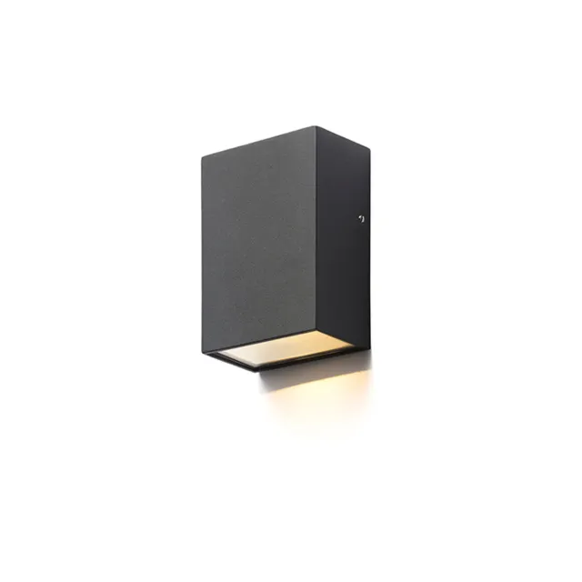 Rendl Pekko aplice exterior LED neagra unidirectionala