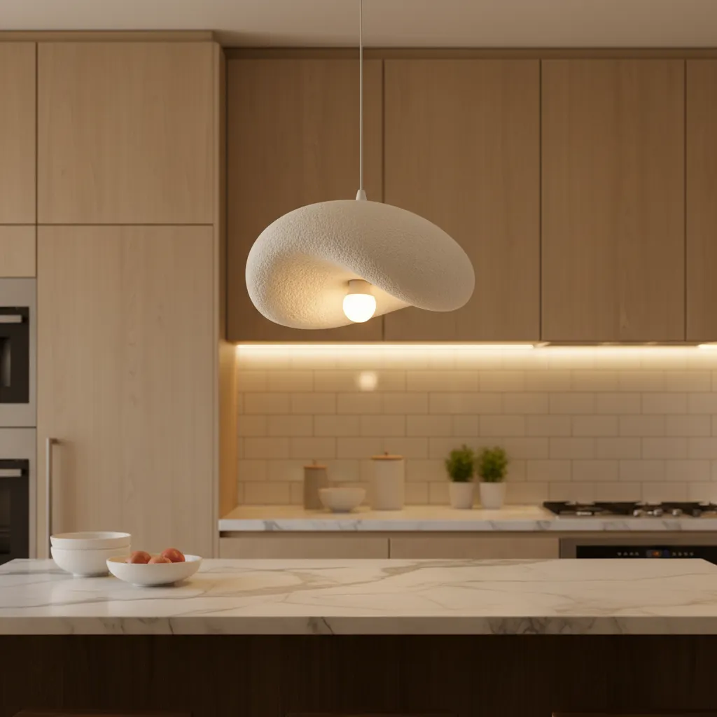 Alessandro Design FOAMER Nobile lustra suspendata alba 1xE27 39cm