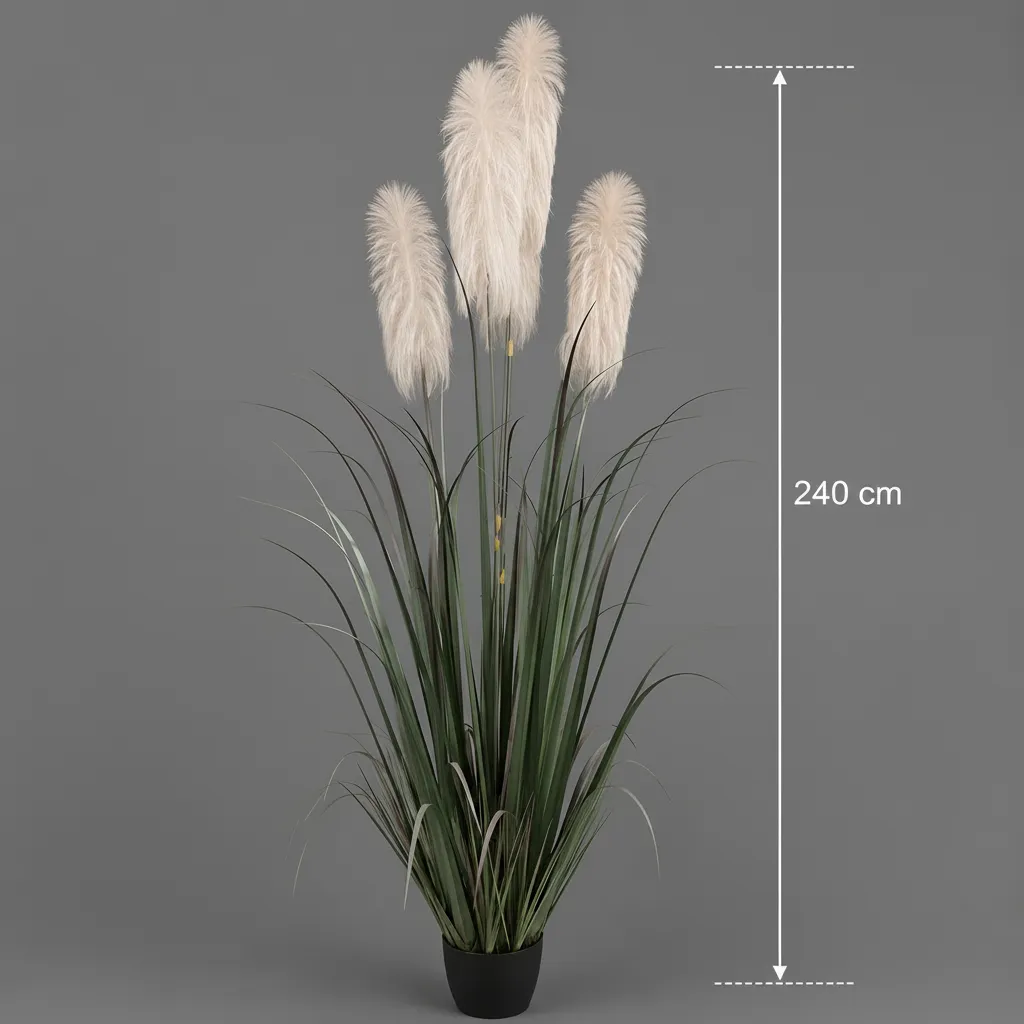 Alessandro Design Iarbă Ornamentală Plantă Artificială 240cm 5 Fire
