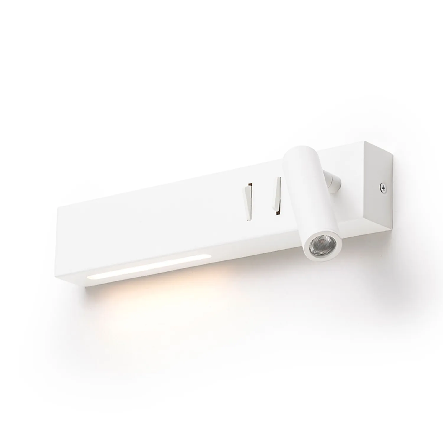 Rendl Light Studio Odeon Aplică albă LED cu spot
