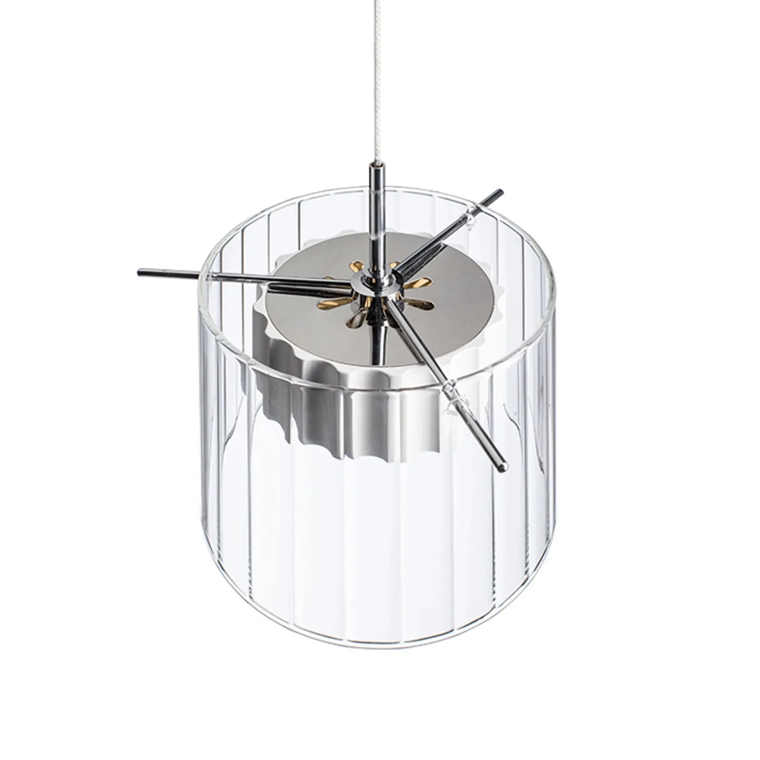 Rendl Light Studio Estra I pendul LED sticlă transparentă