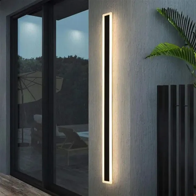 Alessandro Design Remi 36W aplica exterior LED neagra 180cm IP65