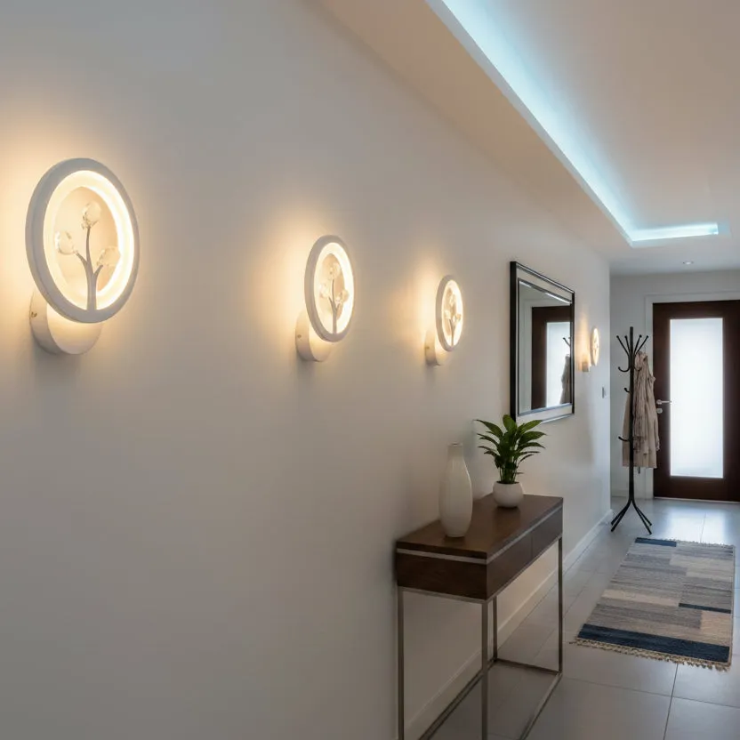 Alessandro Design Daisy aplica LED 14W alba cristal 3 culori