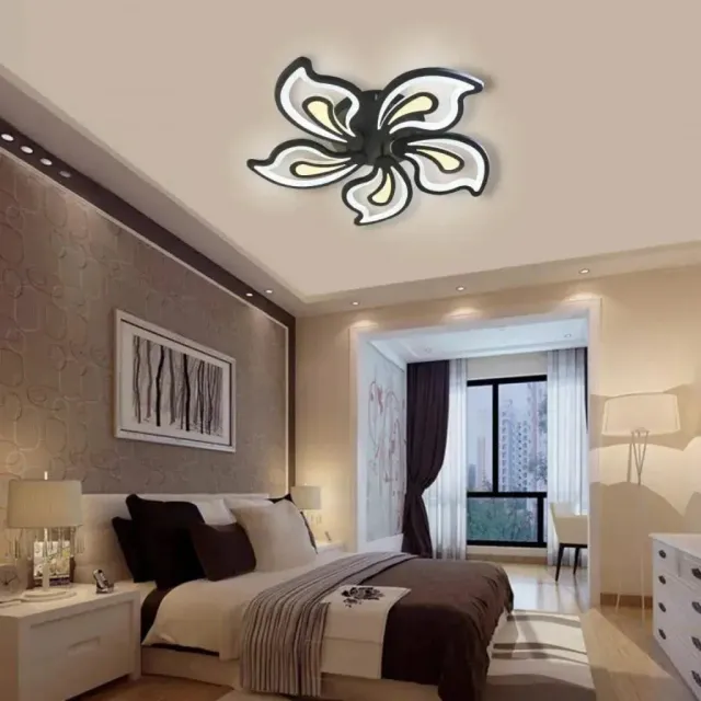 Alessandro Design GLORIOSA lustra LED 150W neagra telecomanda