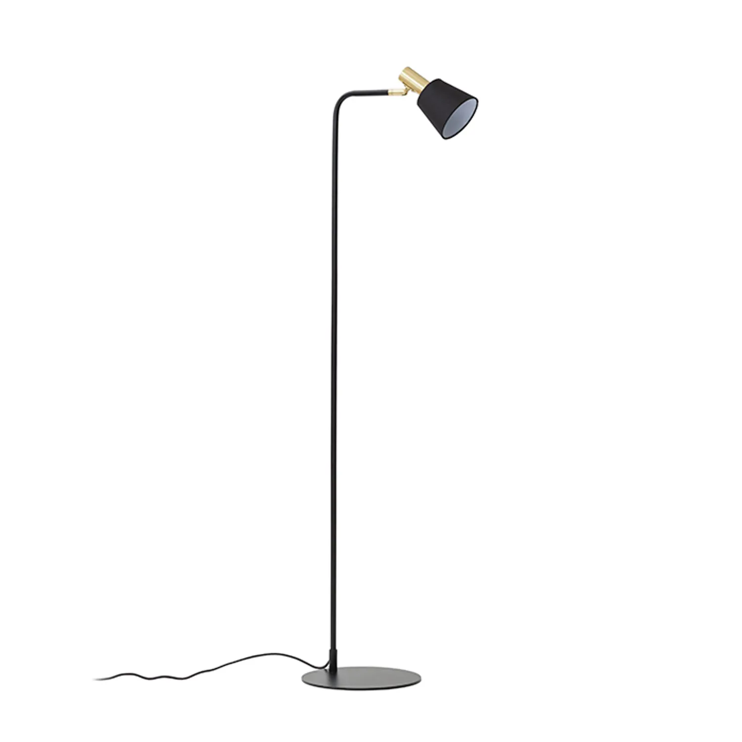 Rendl Light Studio Icar Golv lampadar negru-auriu E27