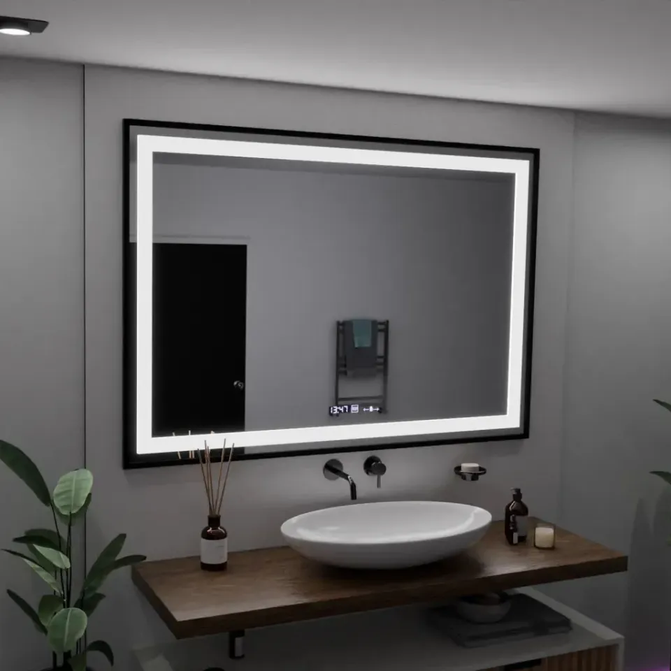 Alessandro Design Majeste Noir oglindă LED 100x65cm Marcello