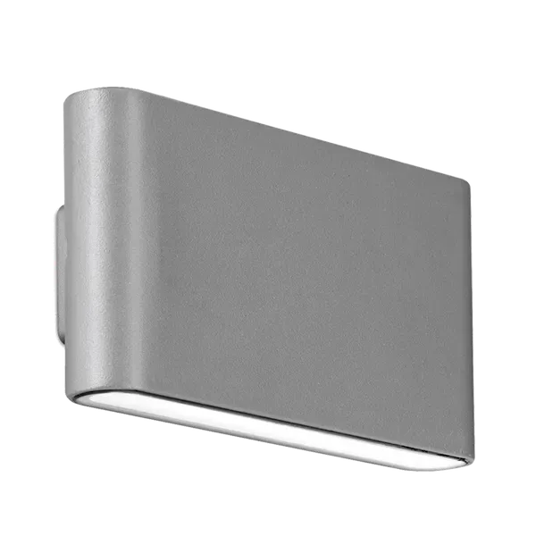 Aurora WallE aplica perete 12W gri sus-jos 4000K IP65