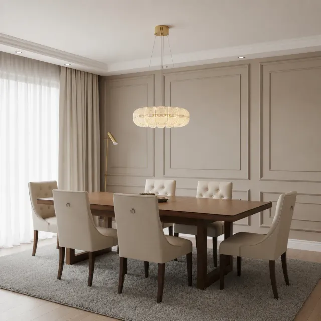 Alessandro Design Mayon Magno candelabru 160W 60x60 auriu