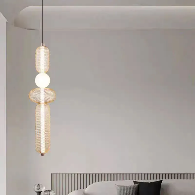 Alessandro Design LM551/4GD lustra LED suspendata aurie 23W