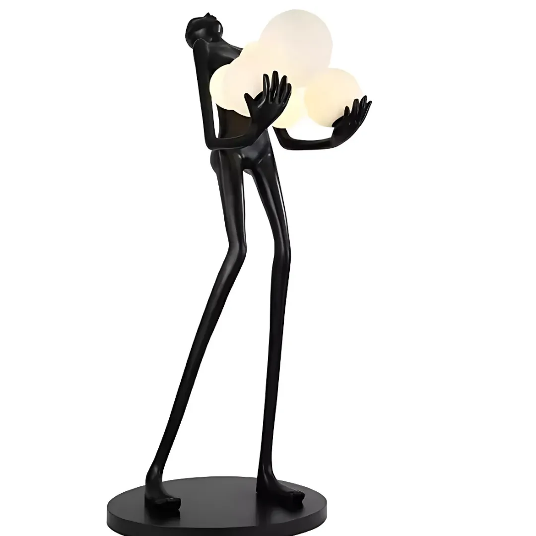 Alessandro Design Eleganza lampadar 6x G9 negru living