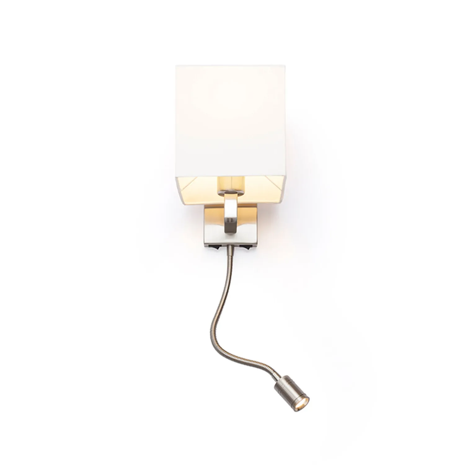 Rendl Light Studio Taina aplica perete abajur LED lectura alba