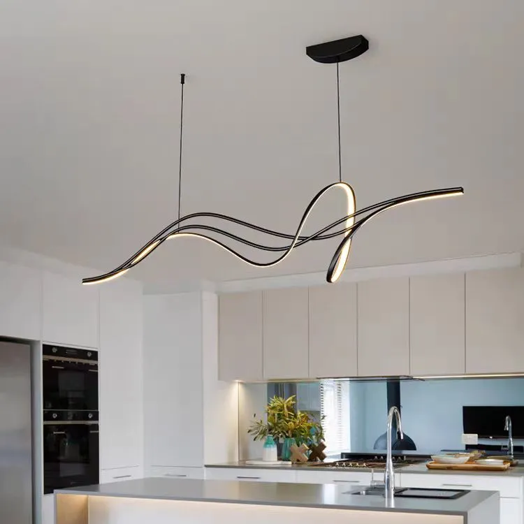 Alessandro Design Libre LT1130BK lustra LED neagra 42W dimabila