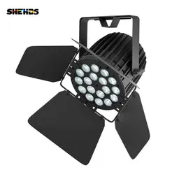 Shehds Par 18x18W LED RGBWA+UV 6in1 aluminiu scena