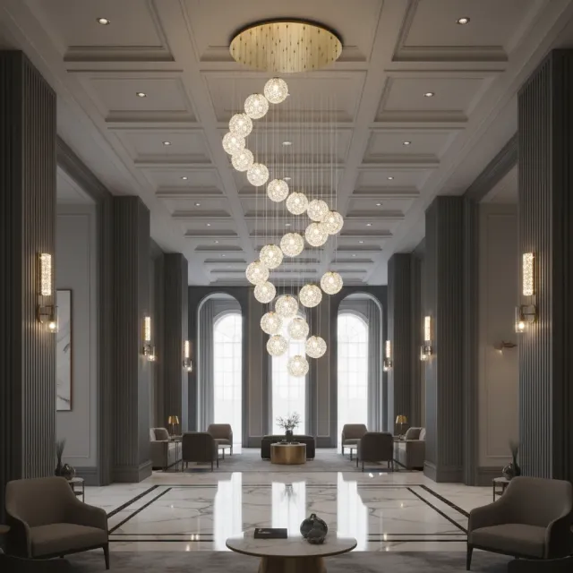 Alessandro Design Mille candelabru cristal auriu 60cm 25xG9