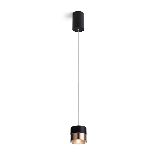 Rendl Light Studio Juniper pendul LED negru auriu