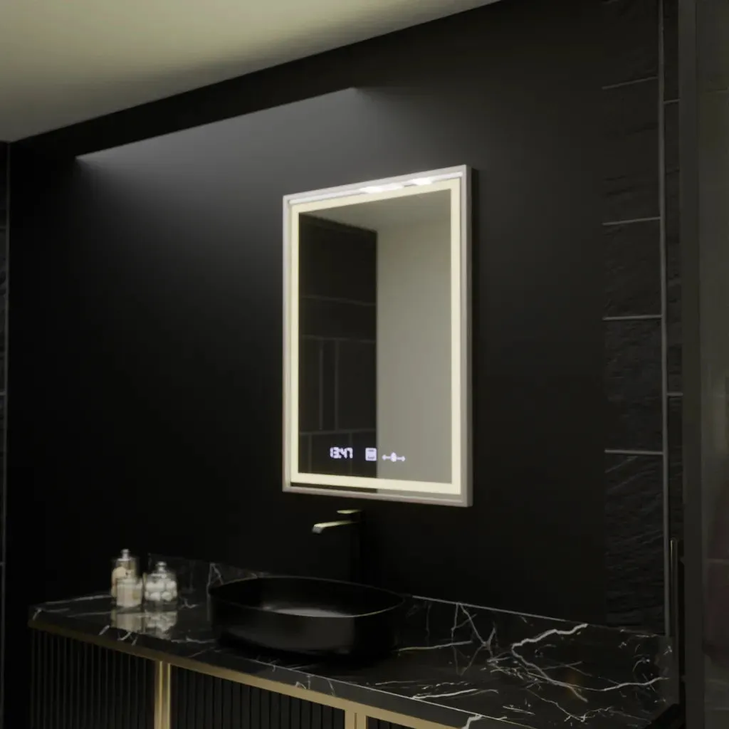 Alessandro Design Marcello oglinda LED 60x80cm argintie