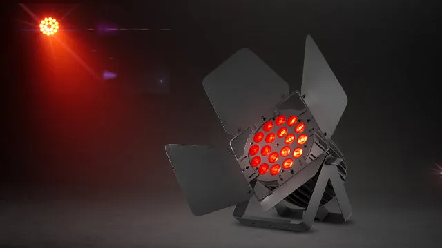 Shehds 18x18W RGBWA+UV Proiector PAR LED 6in1 Aluminiu