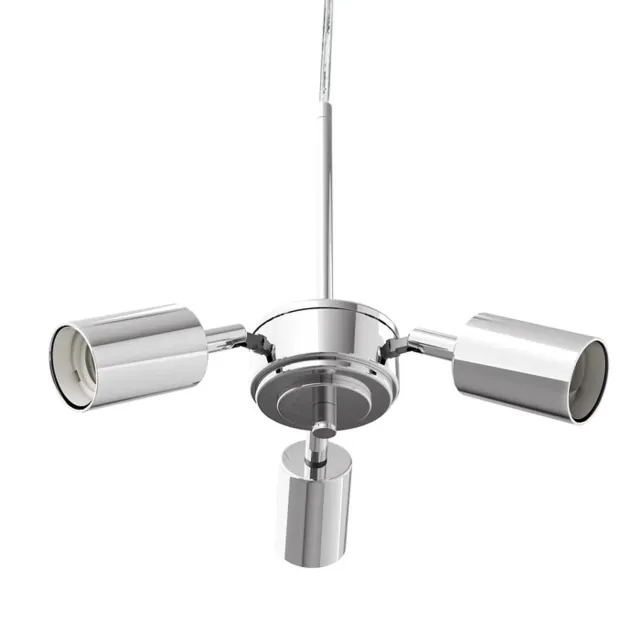Rendl TRIX kit suspendare 3 brate crom