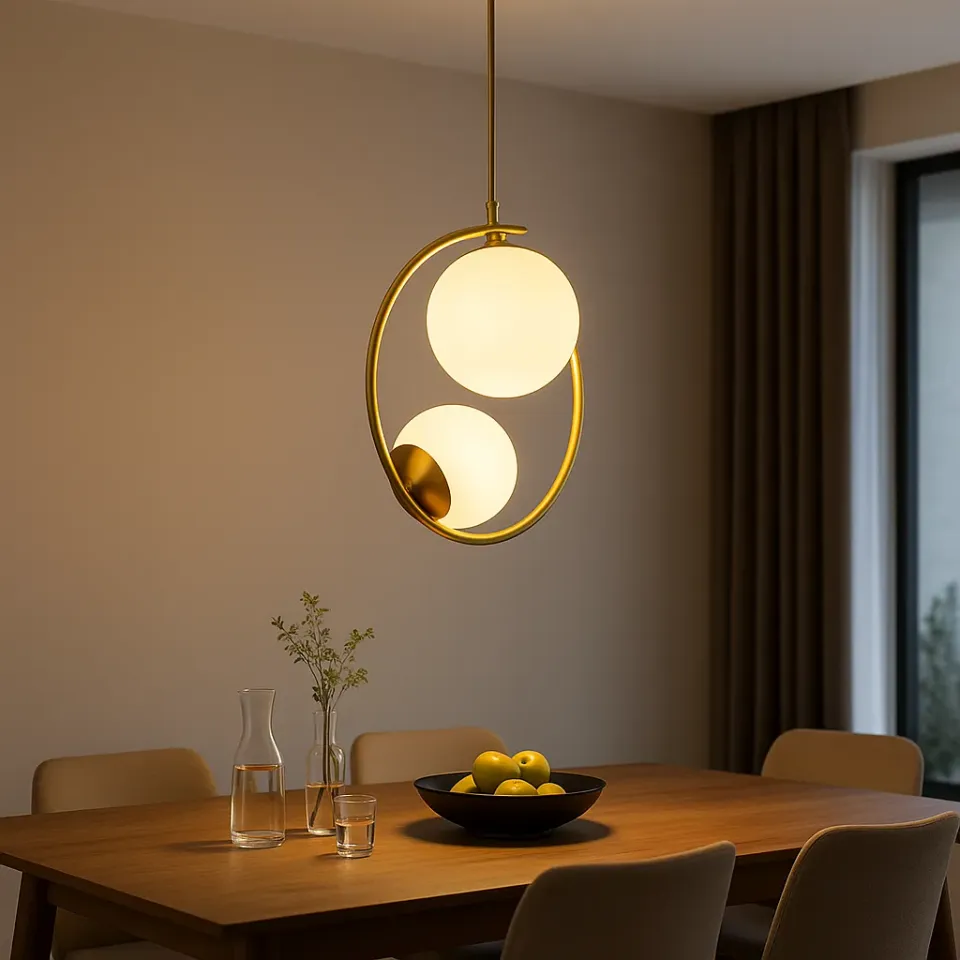 Alessandro Design LOFT Atelier lustra 2xE27 alb-aurie
