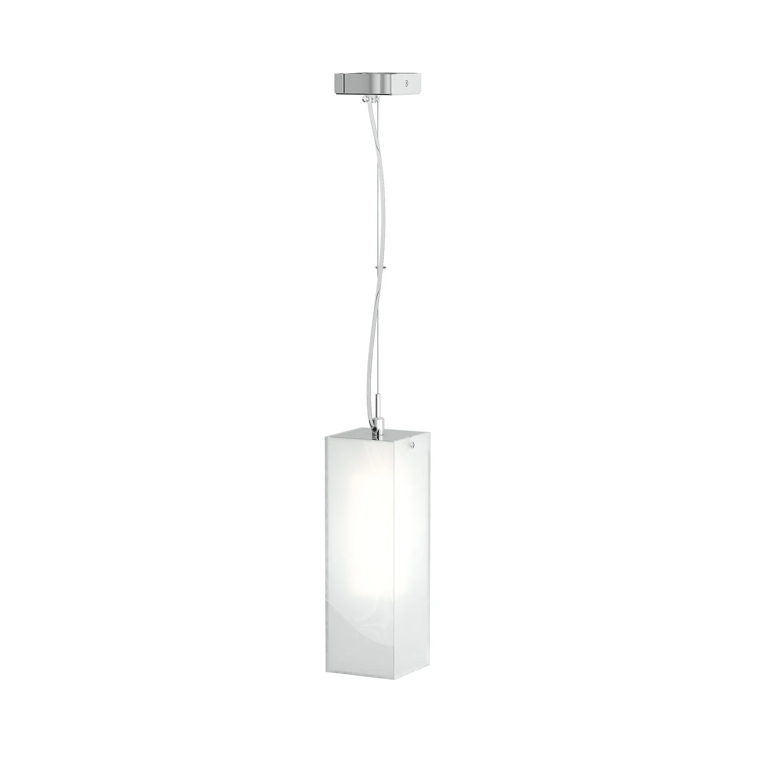 Rendl Lucia 30 pendul sticlă satinată crom E27