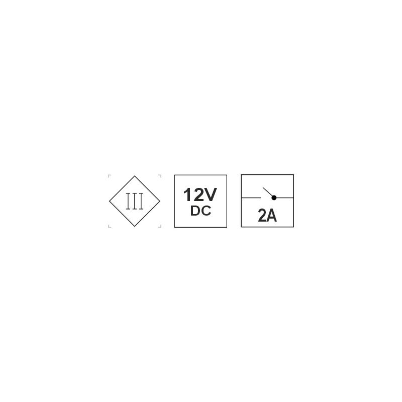 Furnika F22 întrerupător LED 12V mobilier