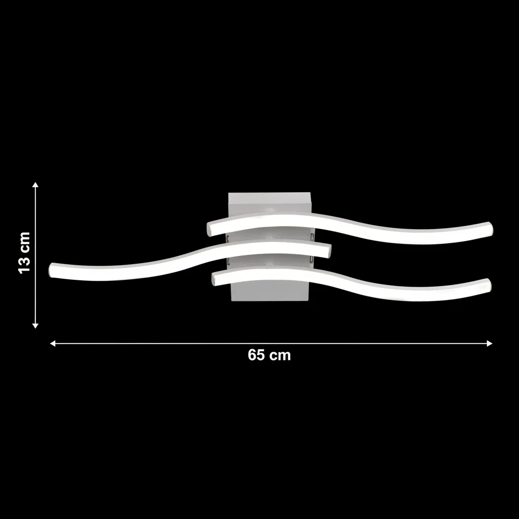 Alessandro Design Anadyr lustra LED alba 3 brate 29W dimabila