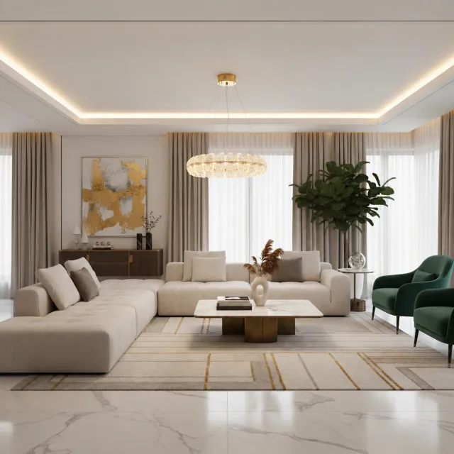 Alessandro Design MAYON Supremo candelabru LED auriu 80x80