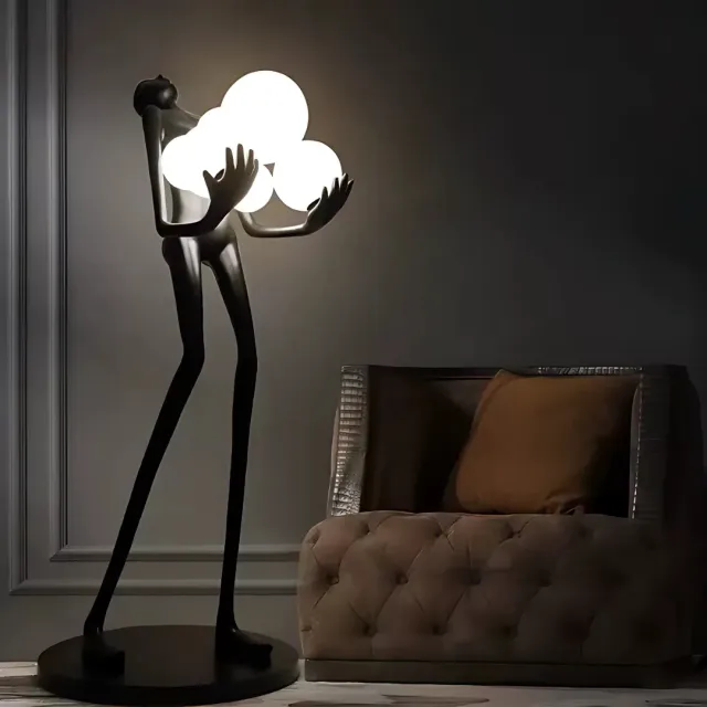 Alessandro Design Eleganza lampadar 6x G9 negru living