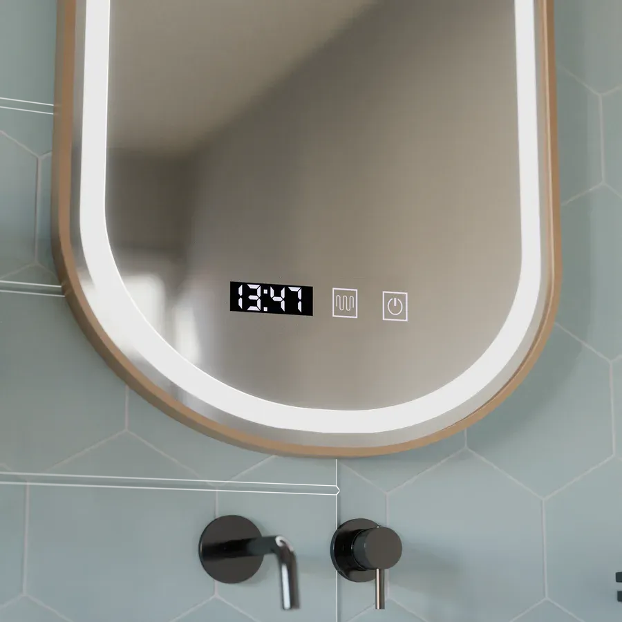 Alessandro Design Roven Marcello oglinda LED ovala 50x80cm dezaburire