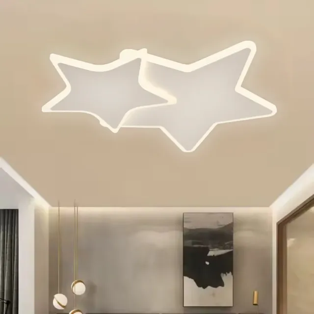 Alessandro Design Stars 49W lustra LED alba copii dimabila